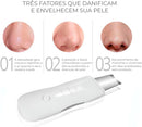 Espátula Ultrassônica de Limpeza Facial e Lifting