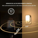 Luz Noturna LED com Sensor de Movimento Plugue UE
