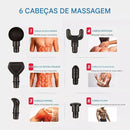 Pistola de Massagem Lenovo com Tela LED e 8 Cabeças