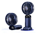 Mini Ventilador Portátil Dobrável 3000mAh USB com Tela