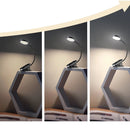 Luminária LED de Mesa Recarregável com Clipe e Toque