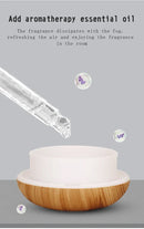 Difusor de Aromaterapia 350ML com LED e Controle Remoto