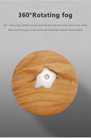 Difusor de Aromaterapia 350ML com LED e Controle Remoto