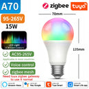 Lâmpada Smart TNCE Tuya E27 RGB Wi-Fi