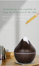 Difusor de Aromaterapia 350ML com LED e Controle Remoto