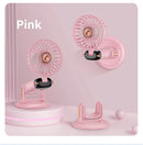 Mini Ventilador Portátil Dobrável 3000mAh USB com Tela