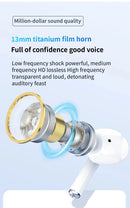 Fones Bluetooth Air Pro Sem Fio com Redução de Ruído