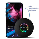 Alto-Falante Bluetooth Portátil LED IPX4 com Ventosa
