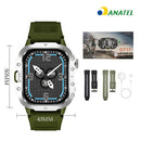 Relógio Inteligente Esportivo KESHUYOU Tela HD 2,01” com LED